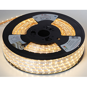 Лента светодиодная ЭРА 3528-220-60LED-IP67-WW-eco-25м